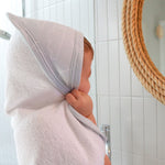 Nordic 2pk Hooded Towel Dusty Sky/Mint - Bubba Blue Australia
